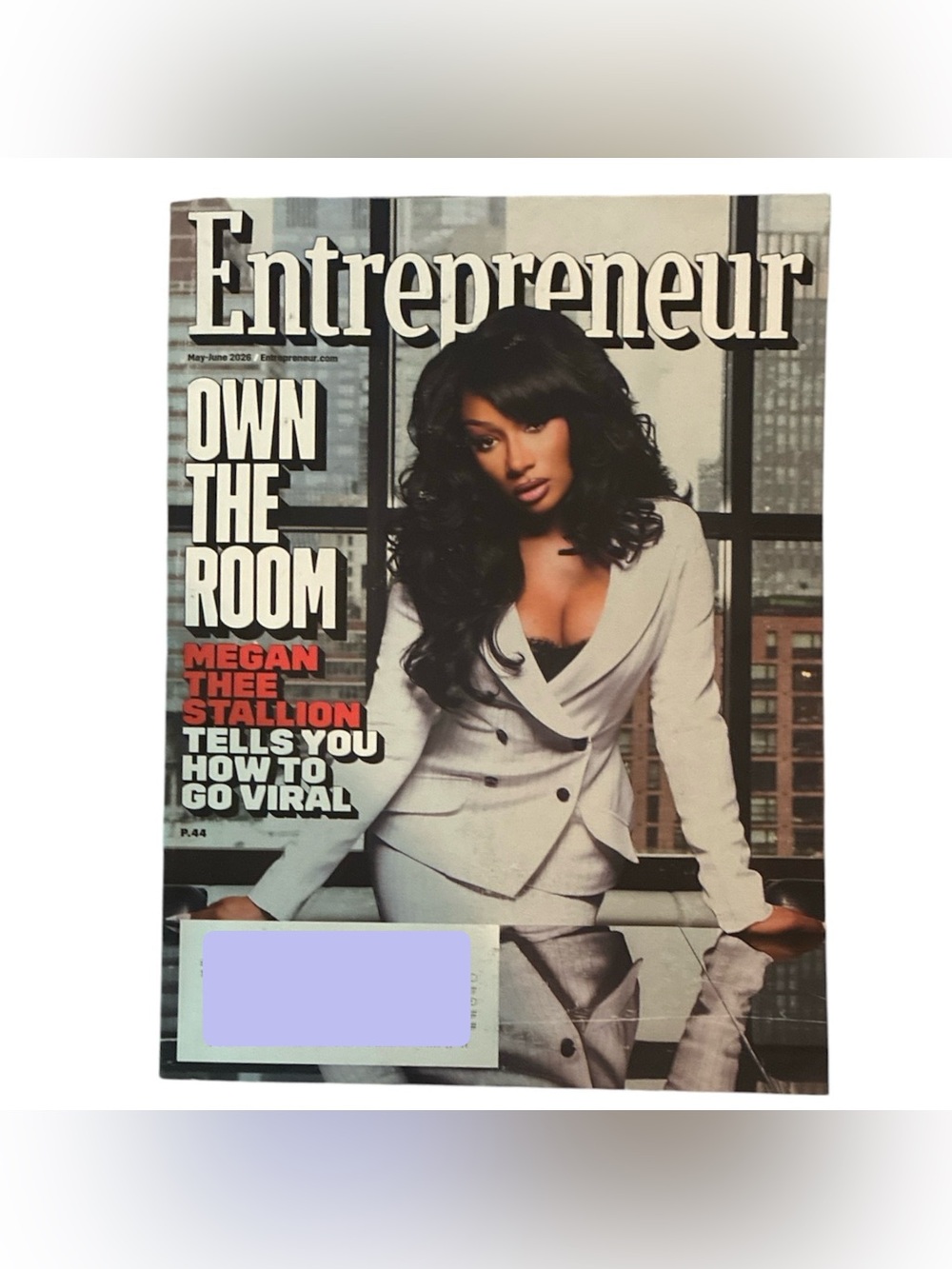 Entrepreneur Magazine May June 2026 Megan Thee Stallion Tells How To Go Viral